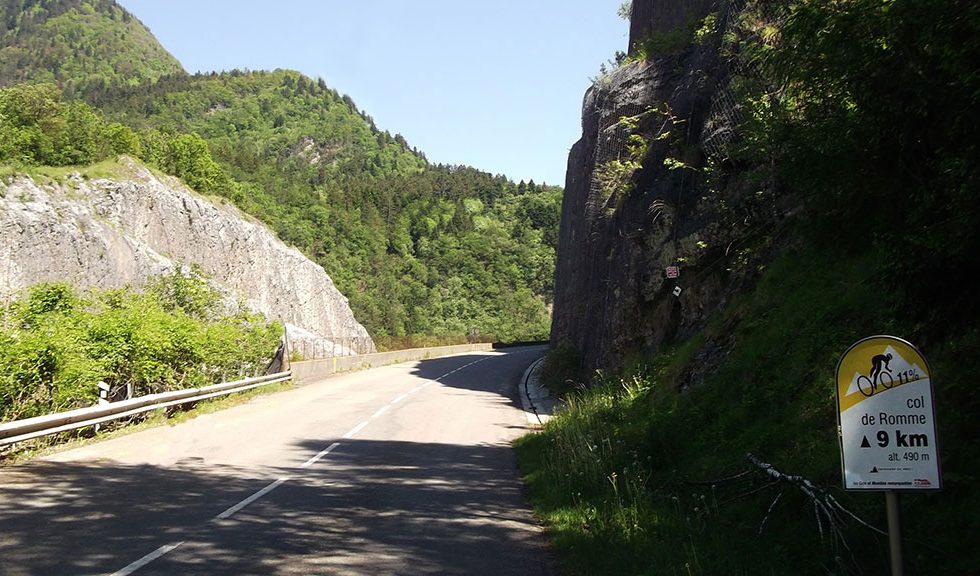 col de romme- nordauffahrt