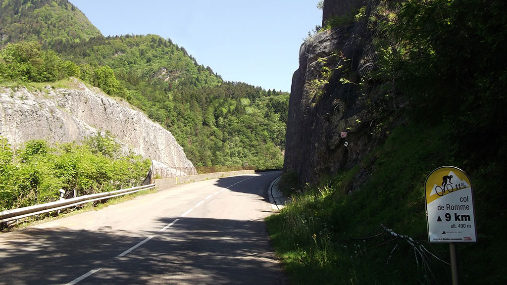 col de romme- nordauffahrt
