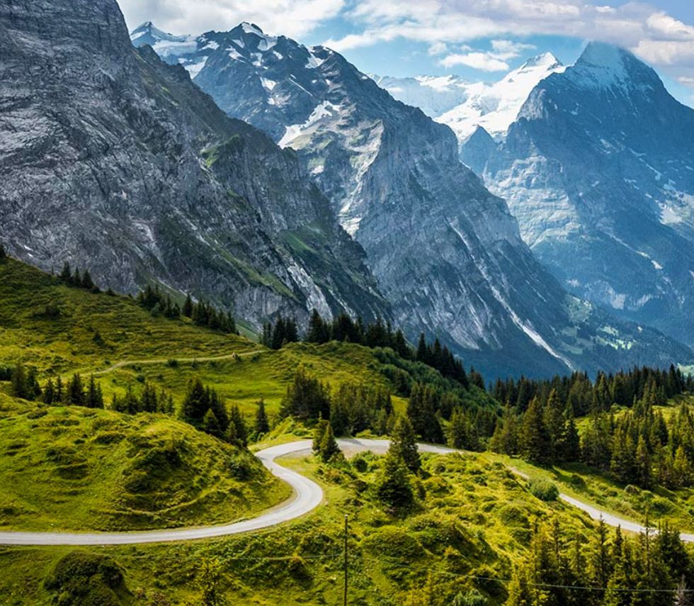 blick von der grossen scheidegg nach grindelwald