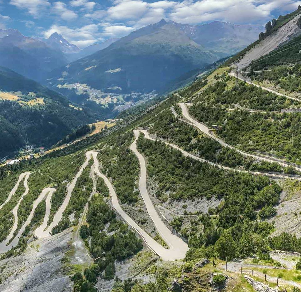 luftbild passo torri di fraele