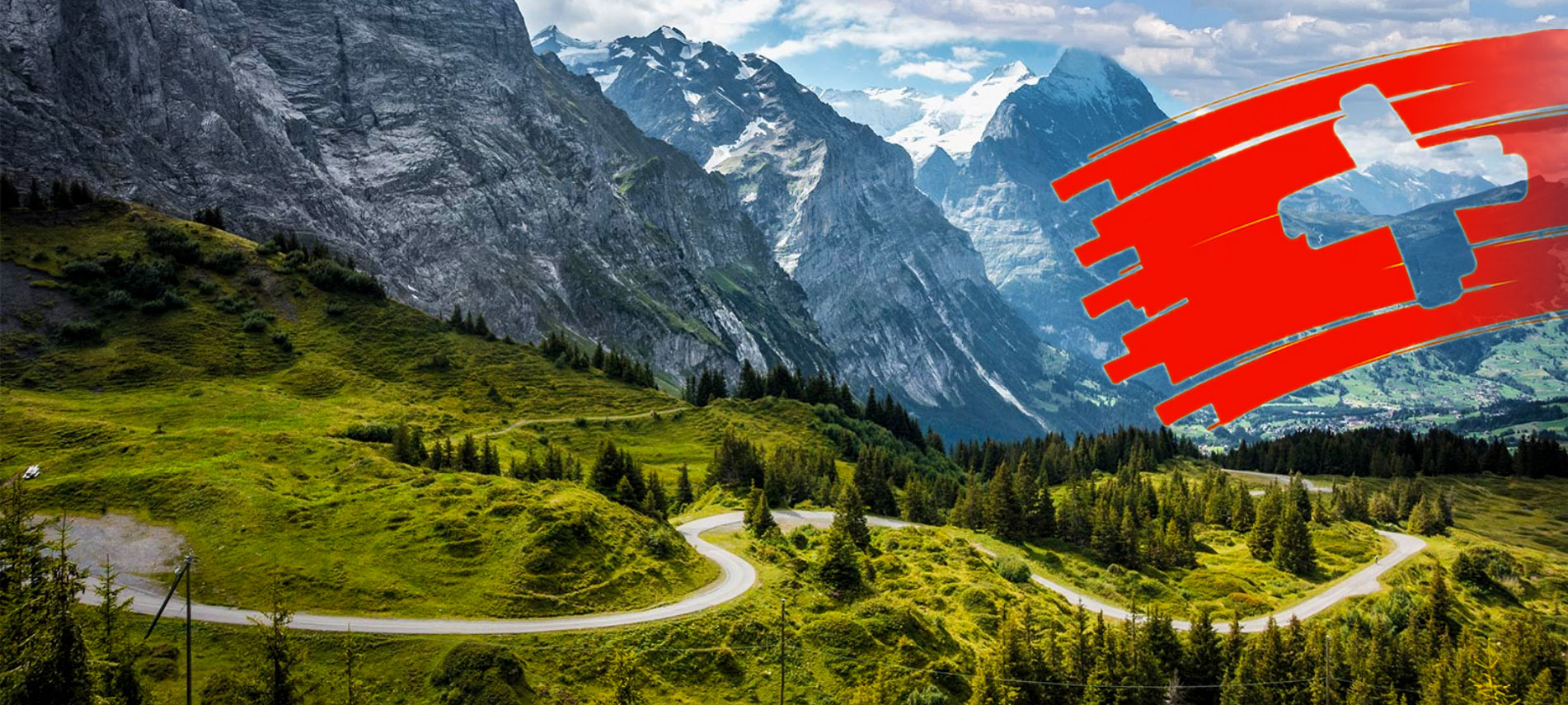 blick von der grossen scheidegg nach grindelwald